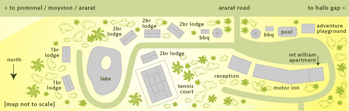 Mountain View Lodges Site Map